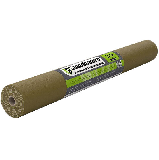 Звукоизоляционная мембрана SoundGuard Membrane 3.9 S 2500х1200х3,9 мм (3 м2 в рул) Звукоизоляционная мембрана SoundGuard Membrane 3.9 S 2500х1200х3,9 мм (3 м2 в рул)
